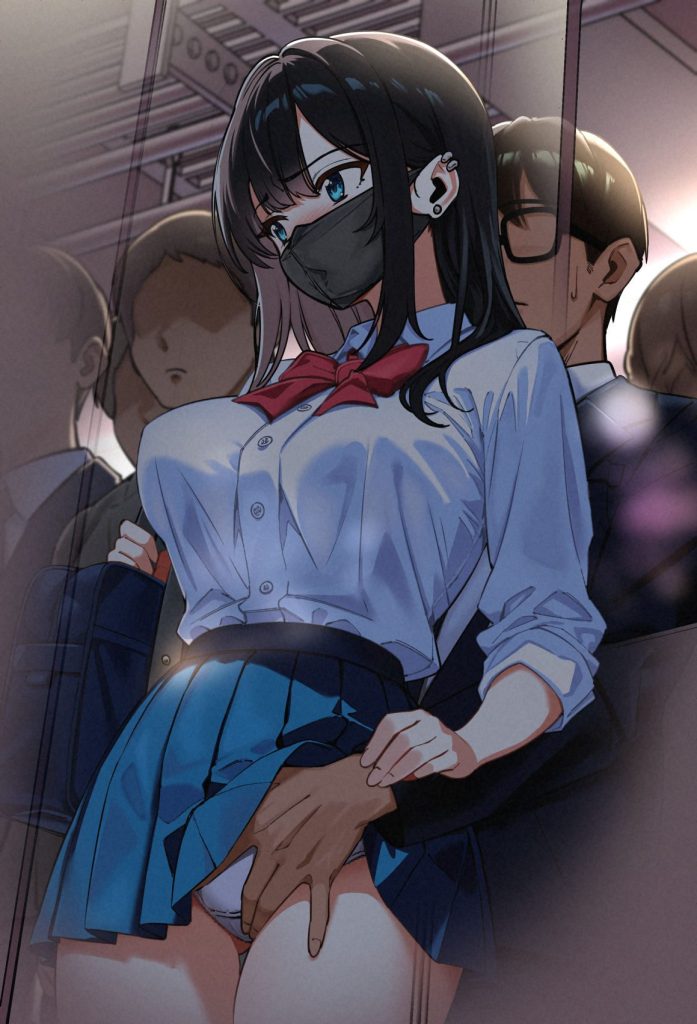 電車、女子〇生。（<a href="https://electron-comic.com/circle/%e3%81%a8%e3%81%8b%e3%82%82%e3%81%99/">とかもす</a>）